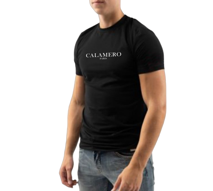 calamero paris shirt black model