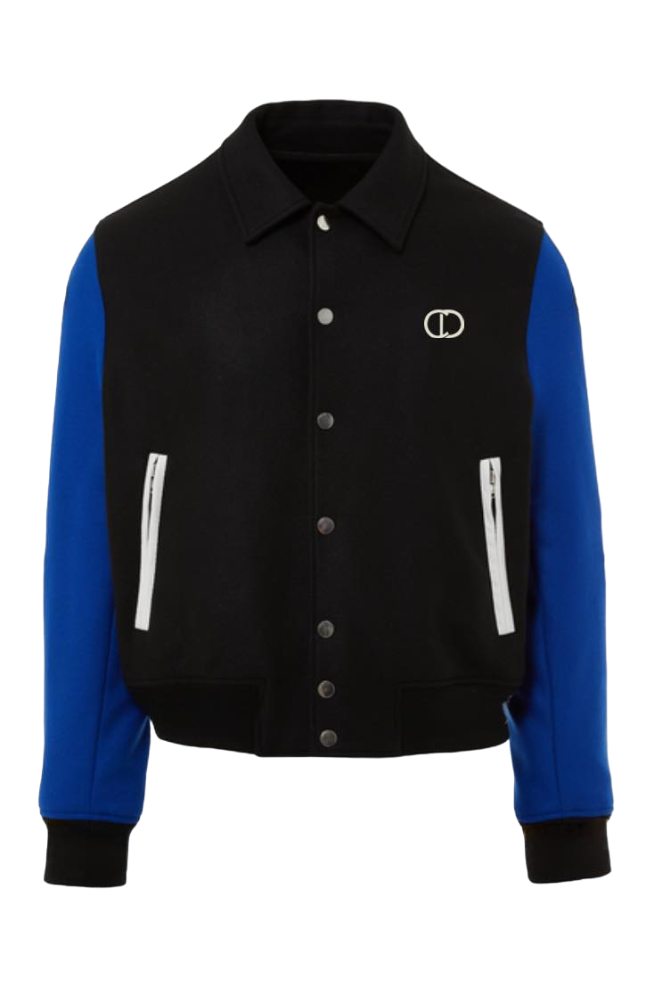 Varsity Jacket Black/Blue