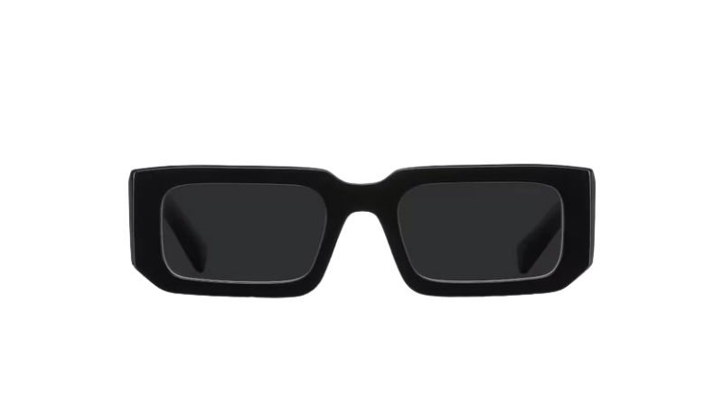 Square Frame Eyewear Black